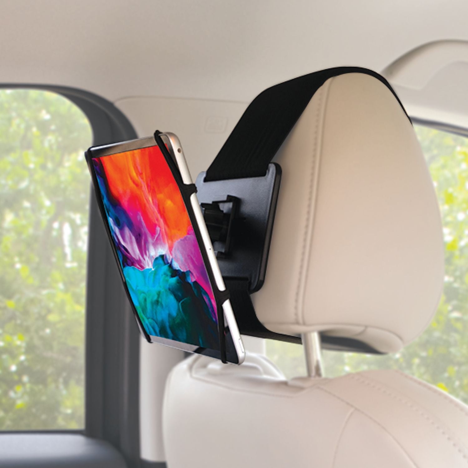 Nûby™ Lightweight & Portable Tablet Holder Car Accessory - Black, Easy to install & adjust
