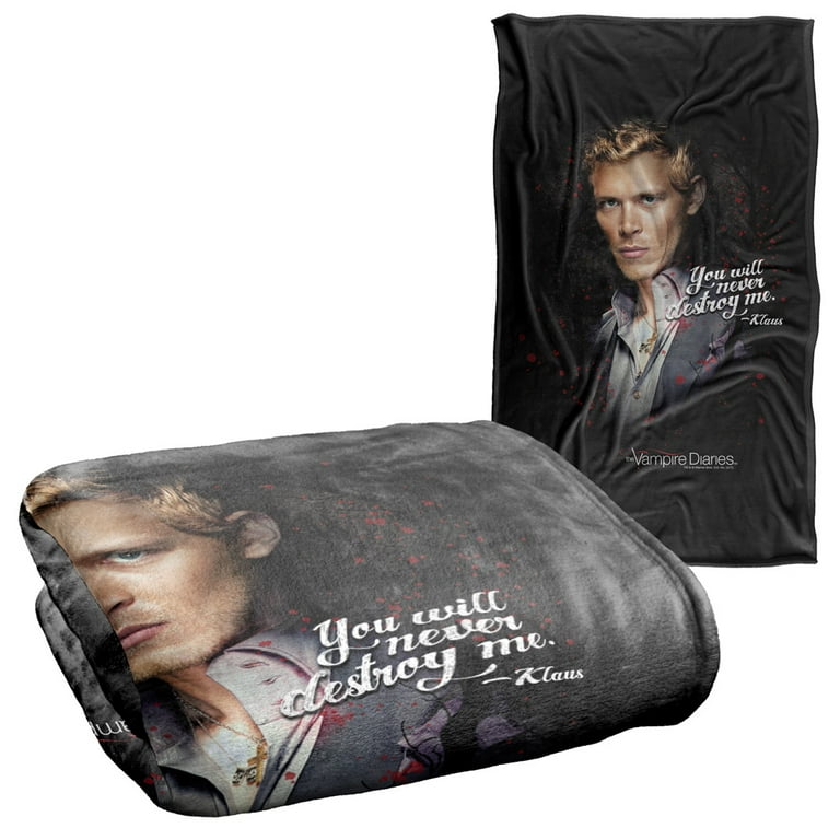 Vampire Diaries Never Destroy Silky Touch Super Soft Throw Blanket