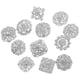 thumbnail image 3 of Clear Rhinestone Brooch Pins 12pcs Set Sparkly Alloy Corsage Clips for DIY Crafts, Wedding Bouquets, Party Decorations Durable Fashion, 3 of 3