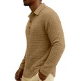 thumbnail image 4 of Men's Sweater Long Sleeve Casual Fall Winter Chunky Knit Crewneck Pullover Warm Sweater over size Black M, 4 of 7