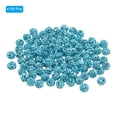thumbnail image 3 of Unique Bargains 8mm Rhinestone Clay Beads, 100 Pack Round Ball Polymer Clay Crystal Charm Beads, Blue, 3 of 6