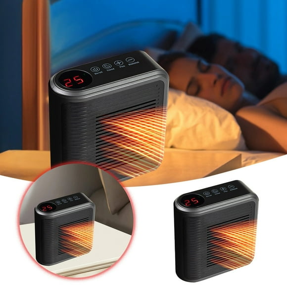 LLQkigsxse Plug in Baseboard Heater Oil Mini Wall Mounted Heater with Function Control and Timer