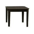thumbnail image 3 of 3 Piece Rectangular Coffee and Square End Table Set, Sleek Espresso Brown, 3 of 6