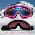 thumbnail image 5 of SAYFUT Ski Goggles for Men & Women ?C Anti-Fog Snow Goggles with Replaceable Double UV Protection Lens, Air Ventilation & Adjustable Headband for Skiing & Snowboarding, 5 of 8