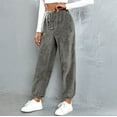 thumbnail image 5 of Women's Summer Capri Pants Casual Cotton Linen Wide Leg Palazzo Pant Lightweight Loose Elastic Waist Beach Outfits, 5 of 6