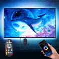 thumbnail image 1 of Nexillumi Luces LED para TV Retroiluminación LED RGB Tira de luces LED detrás del televisor con control remoto de aplicación, sincronización de música Iluminación ambiental LED inteligente para decora, 1 of 5