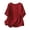 Wine A, variant on Ashirexll Womens Casual Tops, Summer Shirts for Women, Solid Color Imitation Linen Embroidered Button Short Sleeve Round Neck Top