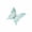 B-Blue, variant on JeashCHAT Glitter Sequin Christmas Tree Butterfly Ornaments, Christmas Tree Decorations Colorful Butterfly with Clips, Xmas Holiday Party Decorations