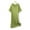 Green, variant on TMOYZQ Cotton Nightgowns for Women Short Sleeve Crew Neck Thin Nightdress Breathable Solid Long Sleep Dress Loose Fit Non See Through Loungewear