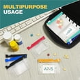 thumbnail image 2 of 14 Day Zipper Pouches Organizer Travel Medicine Weekly Vitamin Medication Reusable Portable Large Holder Daily Container Waterproof Pill Pouch Set-14Pcs Bags Inside, Zipper Pill Case with, 2 of 6