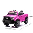 thumbnail image 2 of Arnahaishe 12V Electric Ride On Car Toys with Parents Control, 3-speed Adjustment,Bluetooth and Music, Gift Pickup For Kids Aged 3-5, Purple, 2 of 11