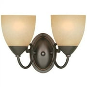 Hardware House Berkshire 2 Light Wall or Vanity Light 54-3827 with Oil Rubbed Bronze Finish