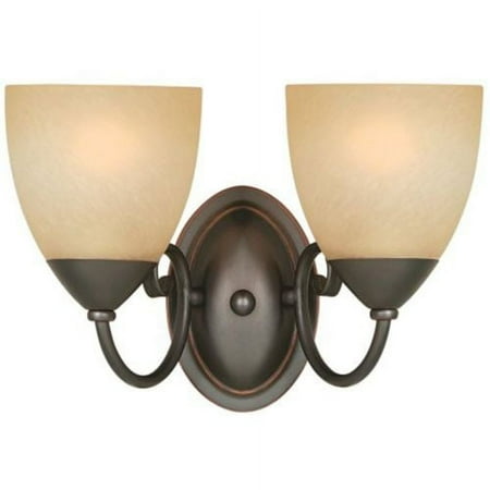 Hardware House Berkshire 2 Light Wall or Vanity Light 54-3827 with Oil Rubbed Bronze Finish