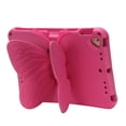 thumbnail image 4 of Dteck for iPad 6th Generation / 5th Generation Case for Kids, Cute Butterfly Shockproof EVA Foam Super Protection Rotating Stand Cover for 9.7" iPad Air/Air 2/iPad 2018/2017,Rose, 4 of 6