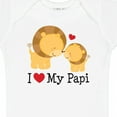 thumbnail image 4 of Inktastic I Love My Papi Childs Boys or Girls Baby Bodysuit, 4 of 5