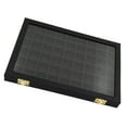 thumbnail image 7 of 54 Section Mini Grids Clear Crystal Jewelry Display Box Tray Case Home Organizer Black, 7 of 7