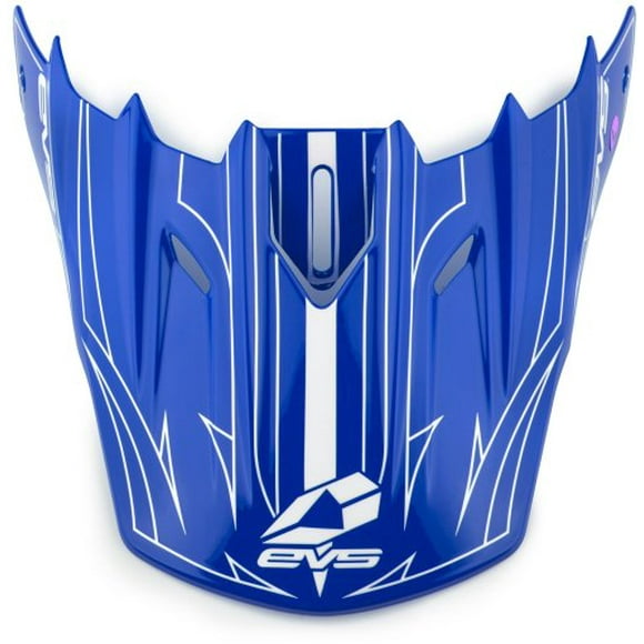 EVS T5 Pinner Helmet Replacement Visor, Blue/White Blue | White Piner