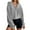 Grey, variant on Womens Zip Up Hoodies Oversized Workout Sweatshirts Fall Fashion 2025 Casual Cropped Streetwear Jackets Winter Fall Clothes(Grey,XXL)