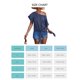 thumbnail image 5 of Moda mujer blusa cuello redondo casual tops verano manga corta camisas para fiesta de vacaciones, 5 of 5