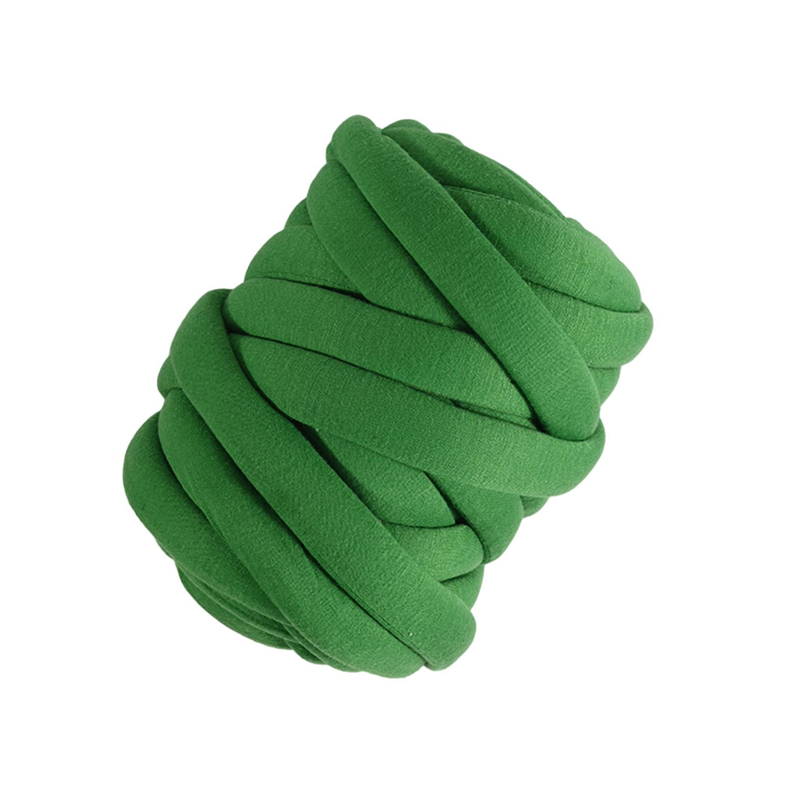 Chunky Wool Yarn Crocheting Super Bulky Giant Wool Yarn Knitting Weight Yarn for green