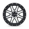 thumbnail image 2 of Black Rhino Cast Aluminum Rim BRCYT 18X9 8X6.5 G-BLK-MCH 6MM, 1890CYT068165B22, 2 of 3