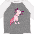 thumbnail image 4 of Inktastic Axolotl Says Hello Cute Salamander Boys or Girls Long Sleeve Baby Bodysuit, 4 of 5