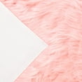 thumbnail image 6 of Soft Fluffy Chair Cushion 18"x18" Faux Sheepskin Non Slip Backing Square Chair Seat Mat Shaggy Pink Small Rugs Living Room Sofa, 6 of 6