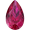 Created Ruby, July, variant on 925 Sterling Silver & 10K Yellow Gold IGI Certified Lab Grown Diamond & Red Created Ruby Necklace Earrings Set for Women | 3.82 Cttw | 3 Pear Shaped Diamonds Each 1.00 Ct | F-G Color | VS1 Clarity