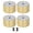 Glossy Gold, variant on YAHHU Premium 4PCS Adjustable Furniture Risers Bed Frame Support Legs Aluminum Alloy for Sofa Table Chair Elevate 0.9 to 1.5 Inches (23-37mm) Strong Load Bearing Capacity Glossy Gold Finish