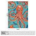 thumbnail image 4 of BCIIG Octopus Blanket Super Soft Warm Bed Bedding Throw Blankets for Couch Bedroom Sofa Office Car, All Season Cozy Flannel Plush Blanket Gifts for Girls Boys Teen Adults,   40x50in, 4 of 6