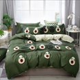 thumbnail image 3 of Solstice Home Textile - Funda de edredón con entramado negro, funda de almohada, sábanas, juegos de cama sencillos para niños y niñas, camas individuales, camas dobles, 3 of 5