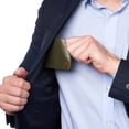 thumbnail image 4 of Alpine Swiss Mens Slimfold Wallet RFID Safe Bifold Genuine Leather ID Window, 4 of 6