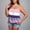 Purple A2, variant on YHAJDS Women's Bandeau Tank Top Stripe Elastic Pullover Plus Size Loose Fit Round Neck Home Wear