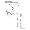 thumbnail image 6 of Aqua Vintage CCK8106DX Concord Freestanding Tub Faucet with Supply Line, Stop Valve, Polished Nickel, 6 of 8