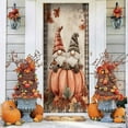 thumbnail image 5 of Homemoh Fall Door Cover, Autumn Photo Backdrop Happy Fall Door Banner Maple Leaves and Pumpkin for Farmhouse Autumn Thanksgiving Harvest Festival Decorations and Supplies, 5 of 6