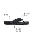thumbnail image 3 of Reef Men's Sandals Cushion Spring, Black/Grey, 7, 3 of 4
