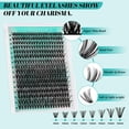 thumbnail image 3 of Eyelash Extension Kit AMZGIRL LASH Lash Clusters 320Pcs 40D, 3 of 8
