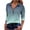 Army Green, variant on Ombre Long Sleeve Tops for Women Collared Quarter Zip Pullover Casual Polyester Blend Spring Fall Shirts Blouse Loose Fit Everyday Wear