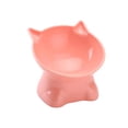 thumbnail image 2 of Cuenco para gatos , ligero, portátil, antideslizante, protección del cuello, alimentador inclinado para mascotas Rosa jinwen Cuenco para mascotas, 2 of 8