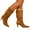 Brown, variant on Ladies Slouchy Mid Calf Dress Boots for Women 2025 Trendy Suede Pointed Toe Kitten High Heels Pumps Dressy Short Booties