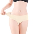 thumbnail image 2 of WZXFASHION Culottes Respirantes Taille Mi-Haute Grande Taille pour Femmes Beige TTTTG, 2 of 6