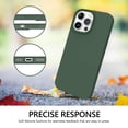 thumbnail image 4 of Funda GUAGUA de silicona para iPhone 13 Pro Max de 6.7 pulgadas, color verde oscuro, 4 of 9