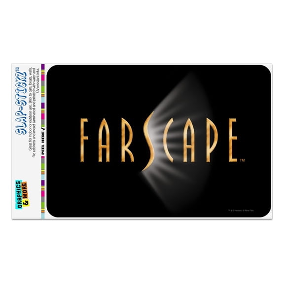Farscape TV Show Logo on Black Home Business Office Sign