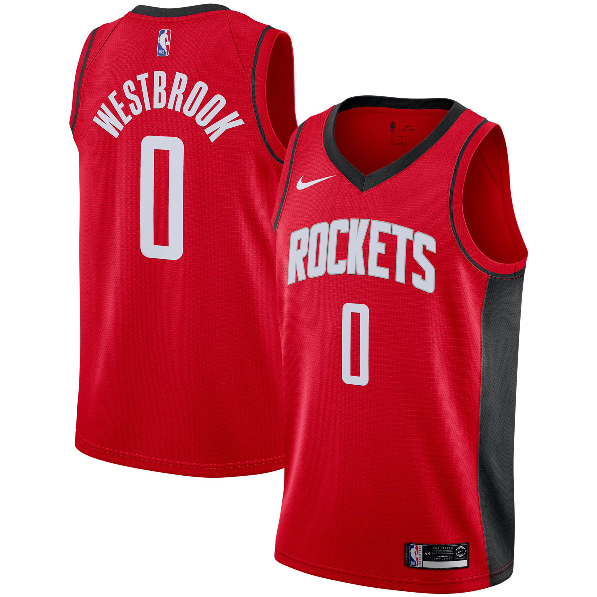 russell westbrook red jersey