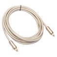 thumbnail image 2 of Cable óptico Audio Digital Cable De Fibra óptica Digital Platino A De Alta , Barra De Sonido Sunnimix  Cable de audio estéreo macho, 2 of 8