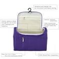 thumbnail image 2 of PiccoCasa Travel Toiletry Cosmetic Bag Hanging Makeup Storage Organizer Purple, 2 of 7