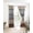 Brown, variant on Red Grey Blackout Curtains 39 Inches Long for Bedroom, Vintage Stripe Farmhouse Wood Grain Ombre Thermal Insulated Room Darkening Black Out Window Curtain Panels Grommet Drapes for Living Room