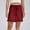 X-105Wine, variant on Womens Skirts High Waisted Solid Color Lace Up Ruffle A Line Silk Satin Skirts For Party Gold L