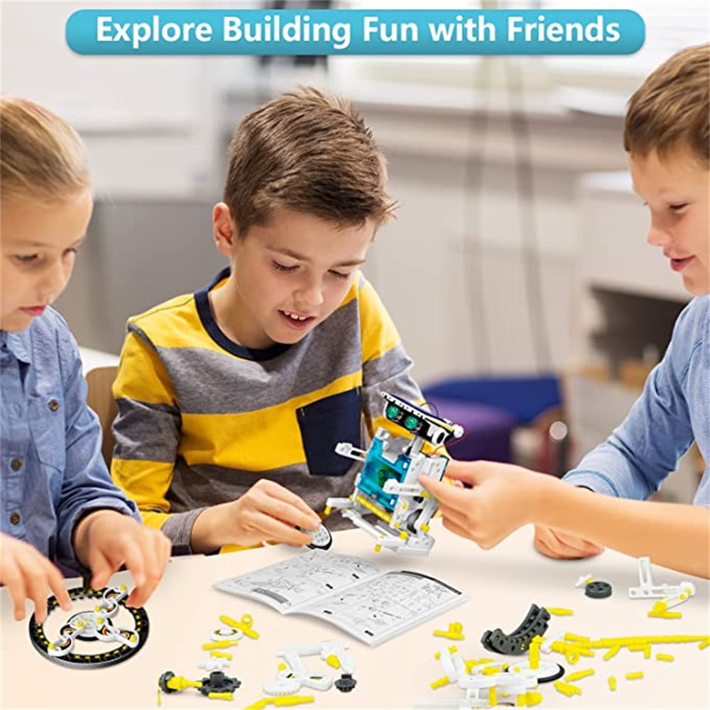BOZTX boztx 12-in-1 stem education diy solar robot toys building science  kits for kids 10-12 years old boys birthday for 8 9 10 11