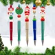 thumbnail image 4 of Bolígrafo de boxeo divertido de Navidad, Papá Noel, muñeco de nieve, hombre de jengibre, bolígrafo de bricolaje, suministros de estudio para oficina, regalos de Navidad, 4 of 5